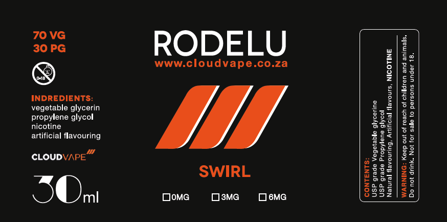 SWIRL RODELU eliquid Premium E-Liquid