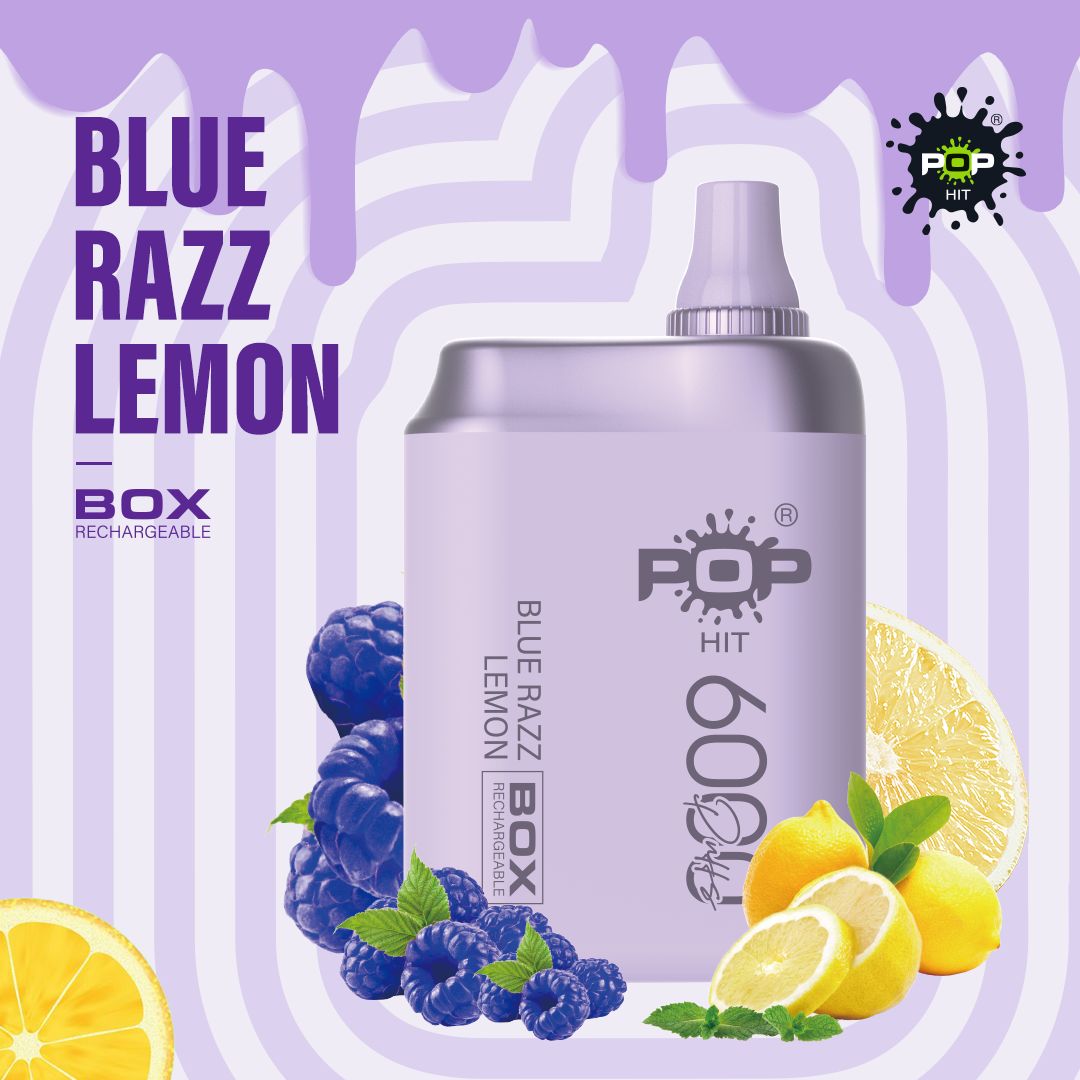 Pophits 6000 Puff- Blue Razz Lemon