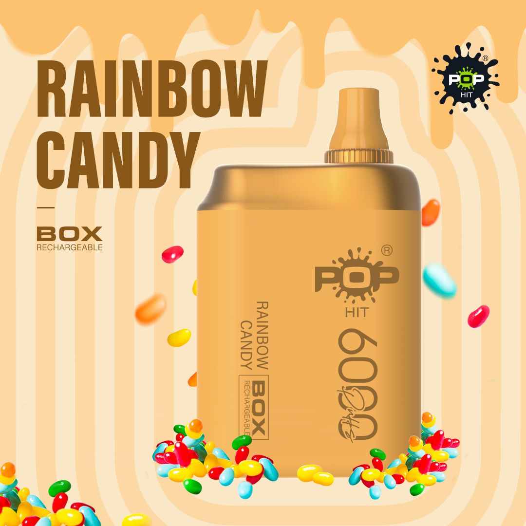 Pophits 6000 Puff- Rainbow Candy