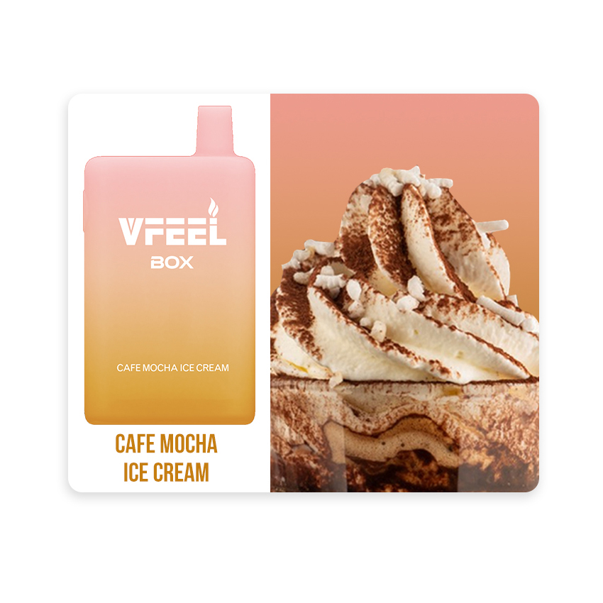 Vfeel Box 6000 Puff- Coffee Mocha Ice Cream