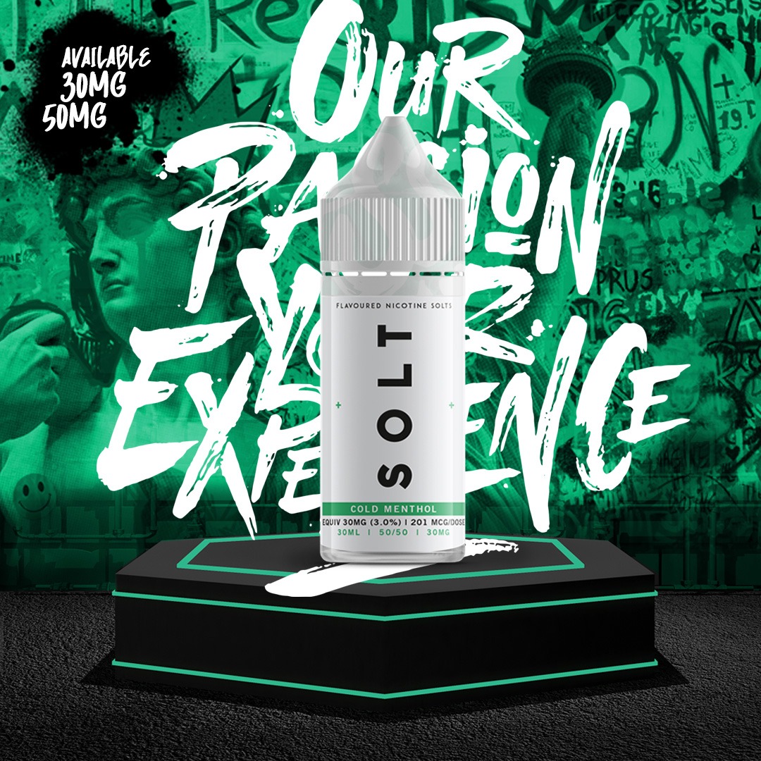 Solt 30mg 30ml- Cold Menthol