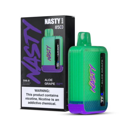 Nasty Bar 8500 Puff 50mg- Aloe Grape