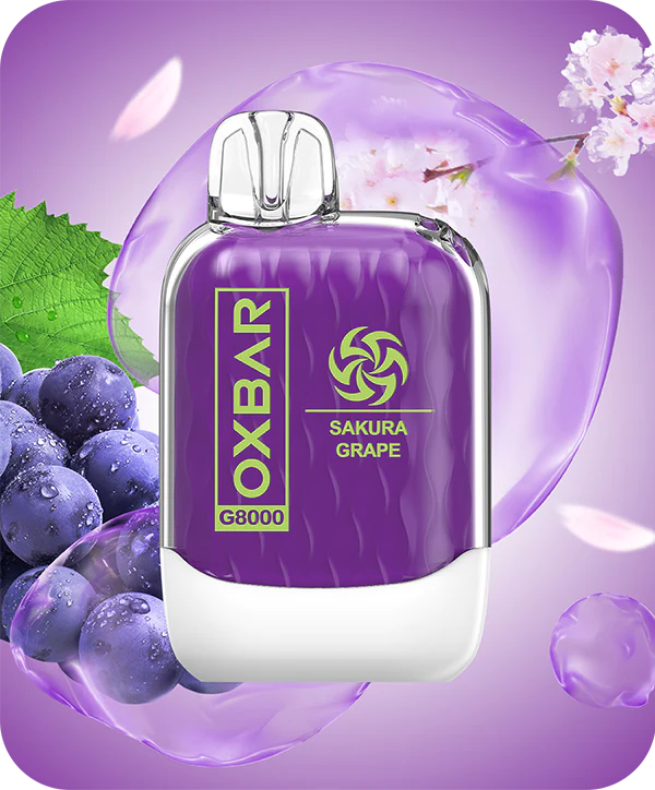 Oxbar G8000 50mg- Sakura Grape