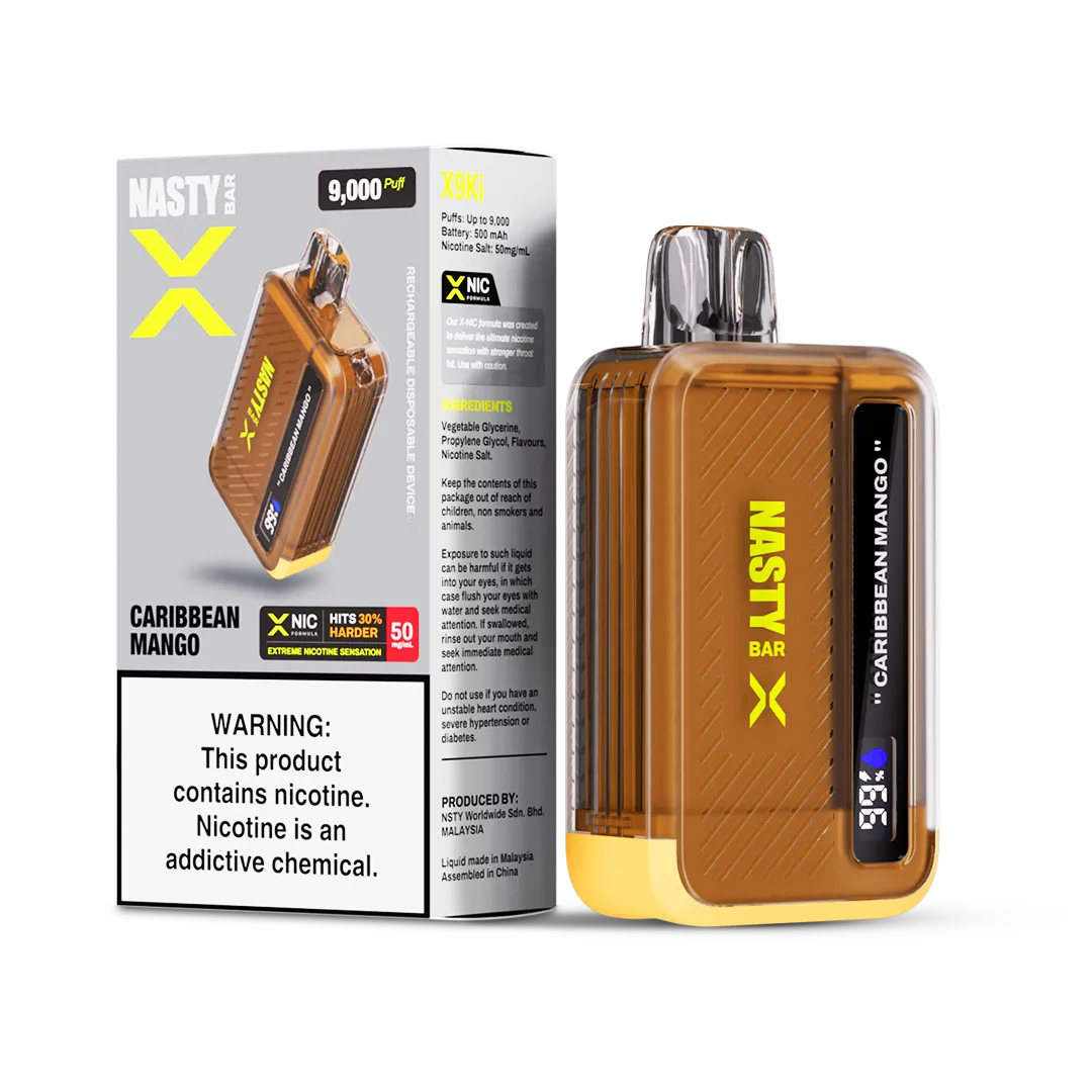 Nasty Bar 9k X Series 50mg- Caribbean Mango