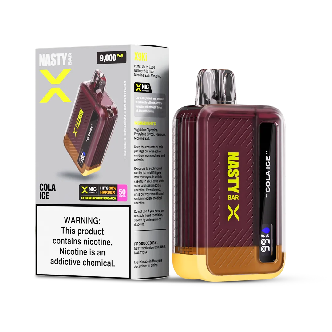 Nasty Bar 9k X Series 50mg- Cola Ice