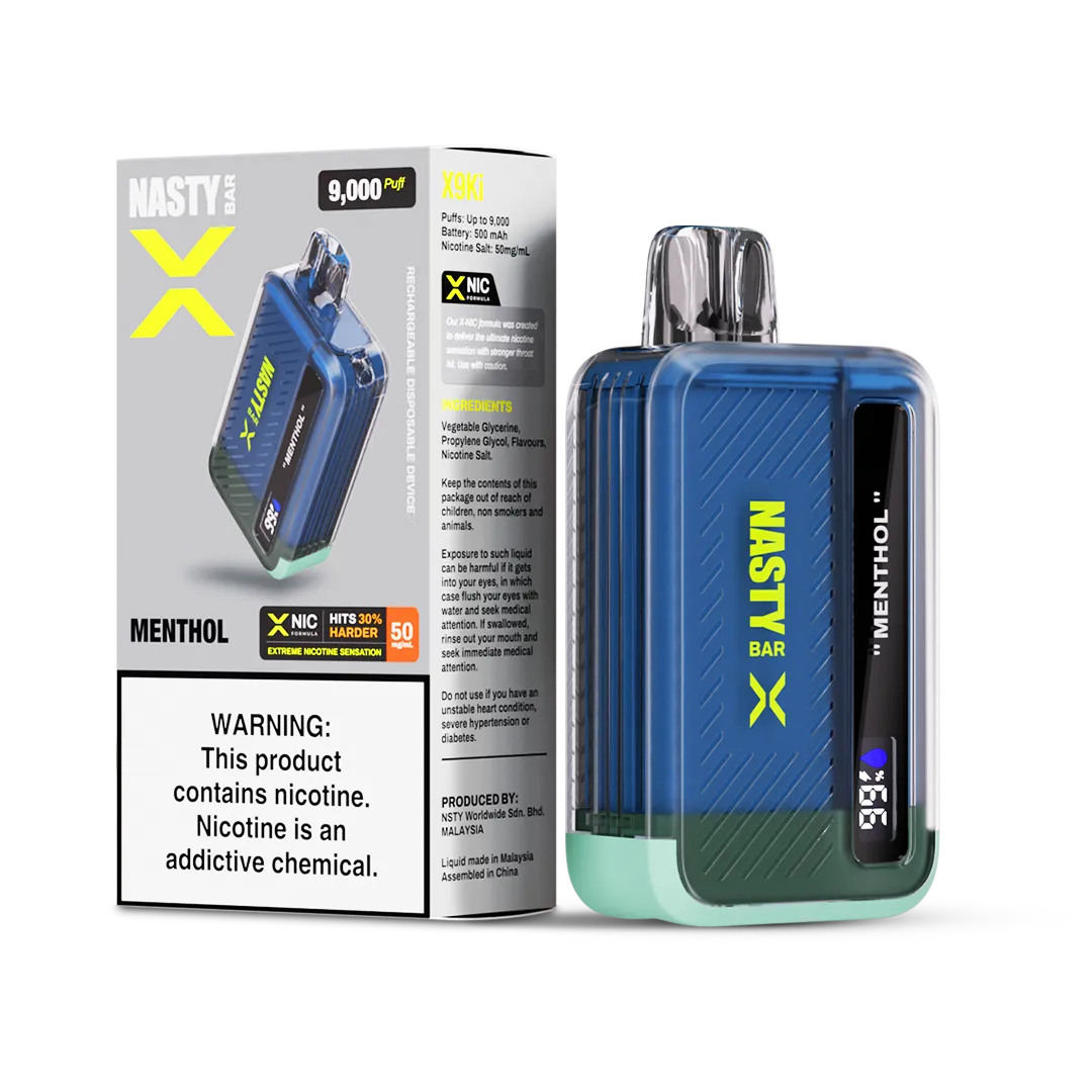 Nasty Bar 9k X Series 50mg- Menthol
