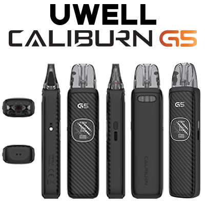 Uwell Caliburn G5 Pod Kit- Black Carbon