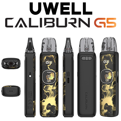 Uwell Caliburn G5 Pod Kit- Black Gold