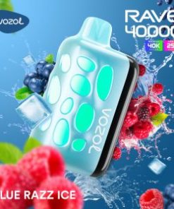 Vozol Rave 40k 50mg- Blue Razz Ice