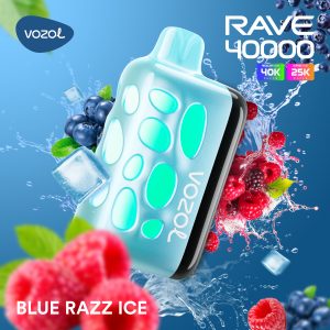 Vozol Rave 40k 50mg- Blue Razz Ice