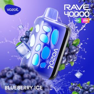 Vozol Rave 40k 50mg- Blueberry Ice