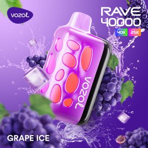 Vozol Rave 40k 50mg- Grape Ice