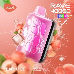 Vozol Rave 40k 50mg- Peach Ice