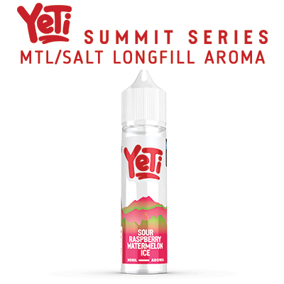 Yeti Summit Series Longfill 60ml- Sour Raspberry Watermelon Ice