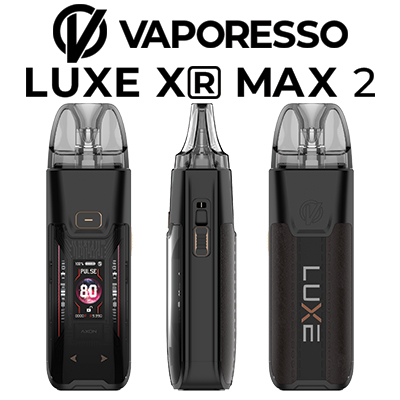Vaporesso Luxe XR Max 2- Dark Black Leather