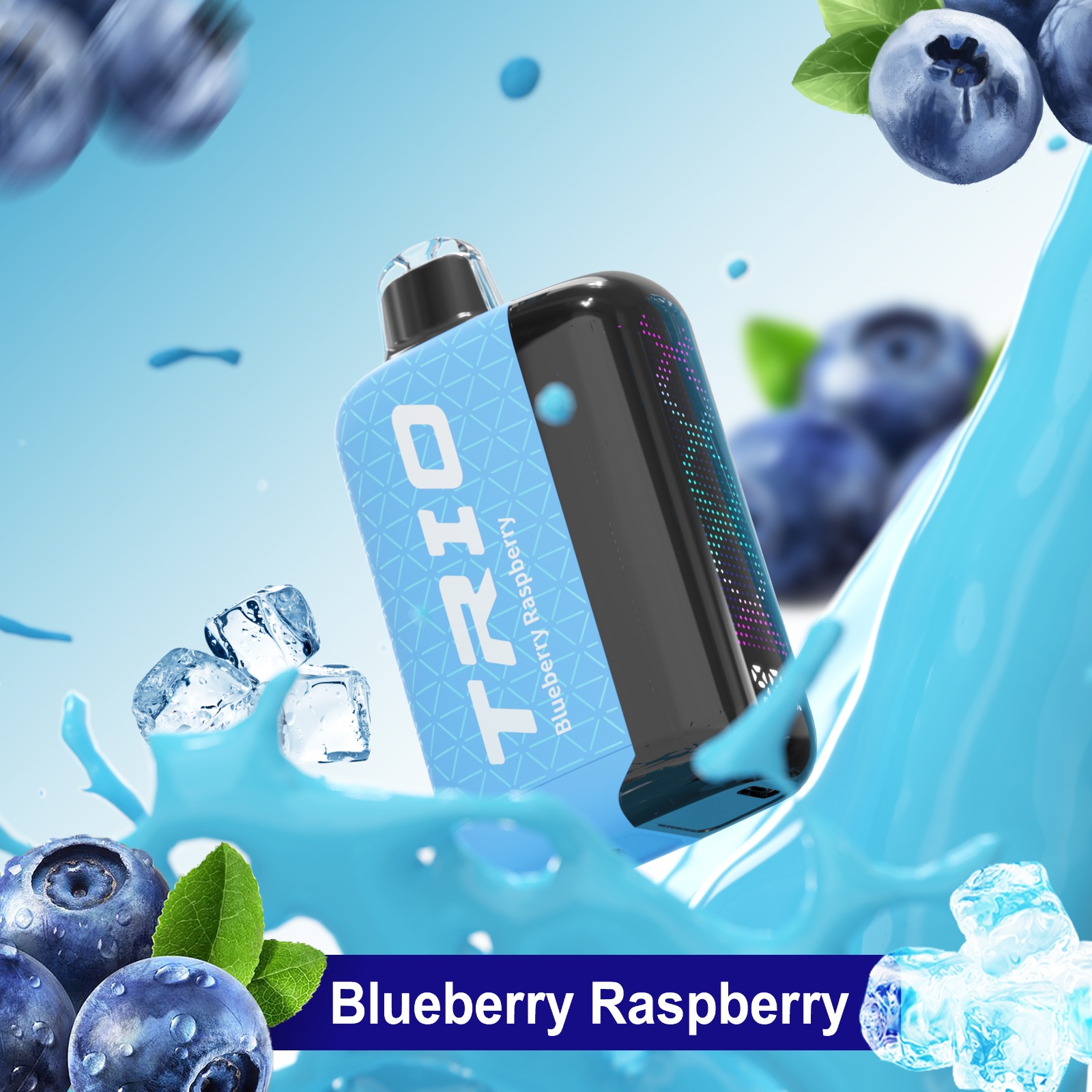 Trio Closed Pod System 20k 35mg- Blueberry Raspberry