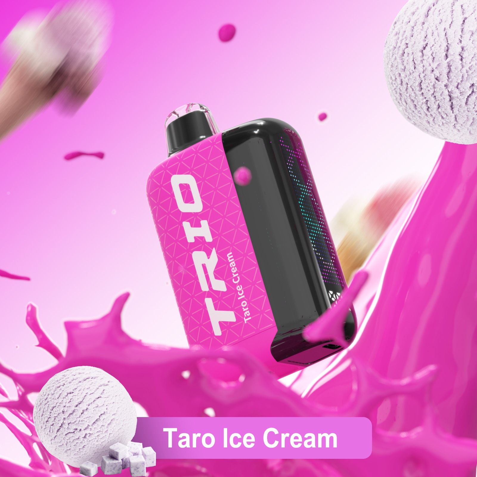 Trio Closed Pod System 20k 35mg- Taro Ice Cream